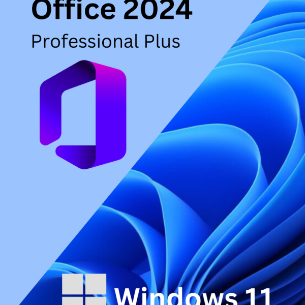 Office 2024 Professional Plus + Windows 11 Pro License for 3 Devices