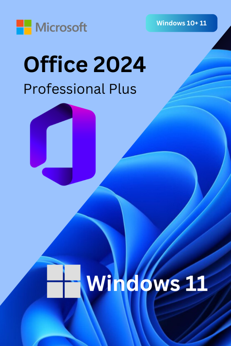 Office 2024 Professional Plus + Windows 11 Pro License for 3 Devices